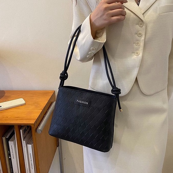 Túi xách nữ công sở túi tote da dày màu sắc basic túi đeo vai bản to đi chơi đi làm