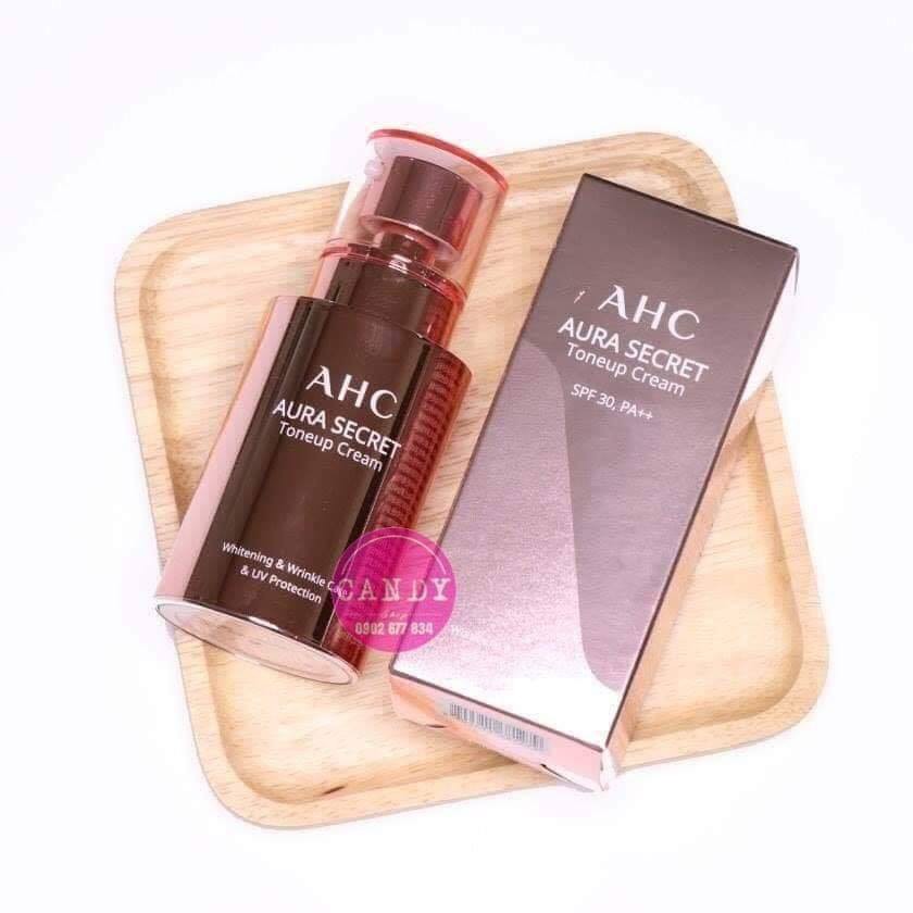 KEM DƯỠNG DA TRẮNG HỒNG AHC AURA SECRET TONE UP CREAM