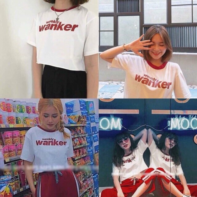 Áo croptop from rong hót(bitches hoặc wanker)