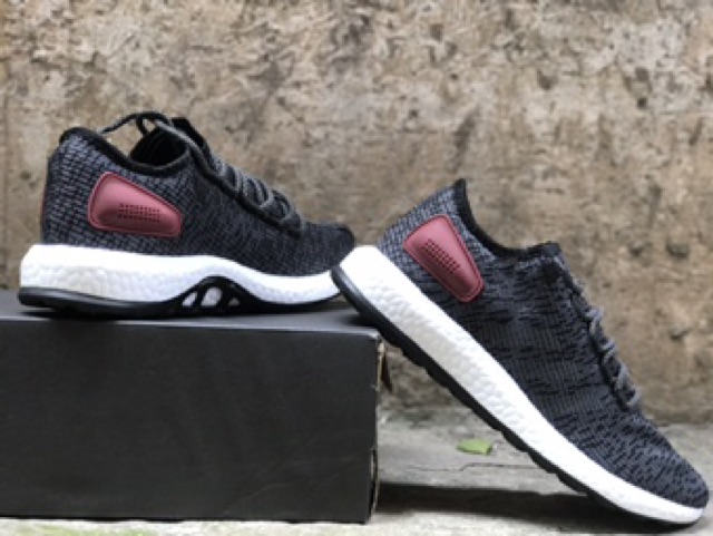 Giày Pure Boost 2017 nam nữ nhẹ êm thoáng bền ôm chân gym chạy bộ