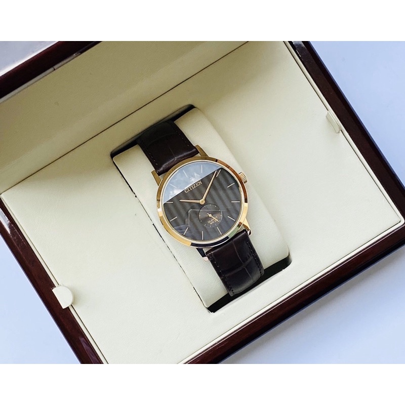 Đồng hồ kim nam dây da Citizen BE9173 07X