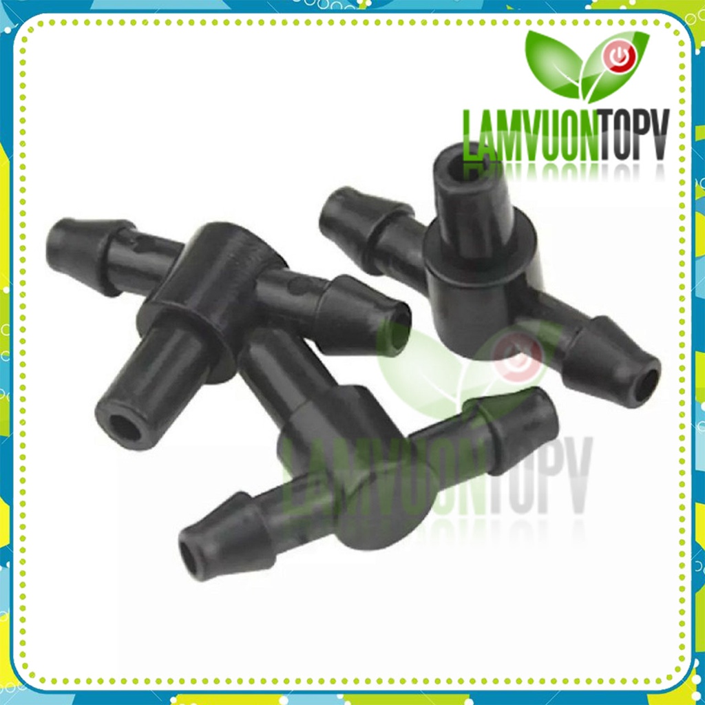 Tê nối ống, Tê nối béc phun mưa, phun sương, loại 4/7 - 3/5 và loại 4/7 - 4/7