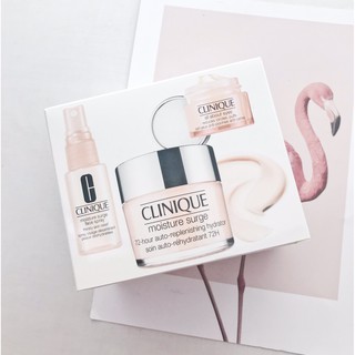 Set kem dưỡng ẩm clinique moisture surge 100h- hour