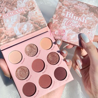 Bảng phấn mắt 9 ô gucami blush crush