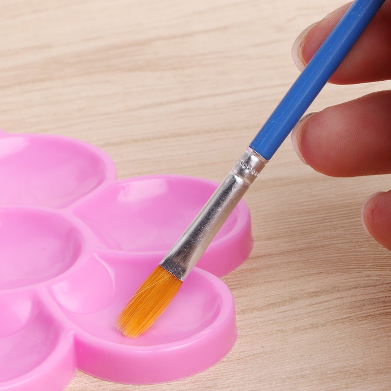 Set 5 Cọ Vẽ Tranh Sơn Dầu Đầu Nhọn Bằng Nylon