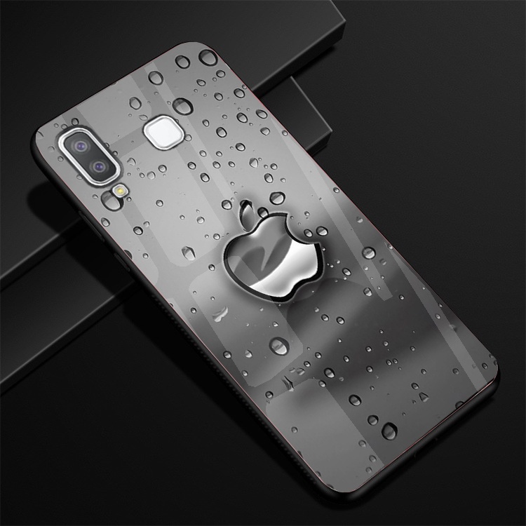 Ốp Lưng Kính SAMSUNG GALAXY A8 STAR Hình in 3D sáng bóng cao cấp