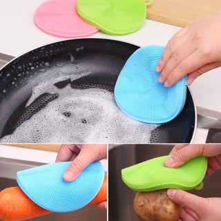 Kitchen multi-purpose non-stick silicone dishwashing pad