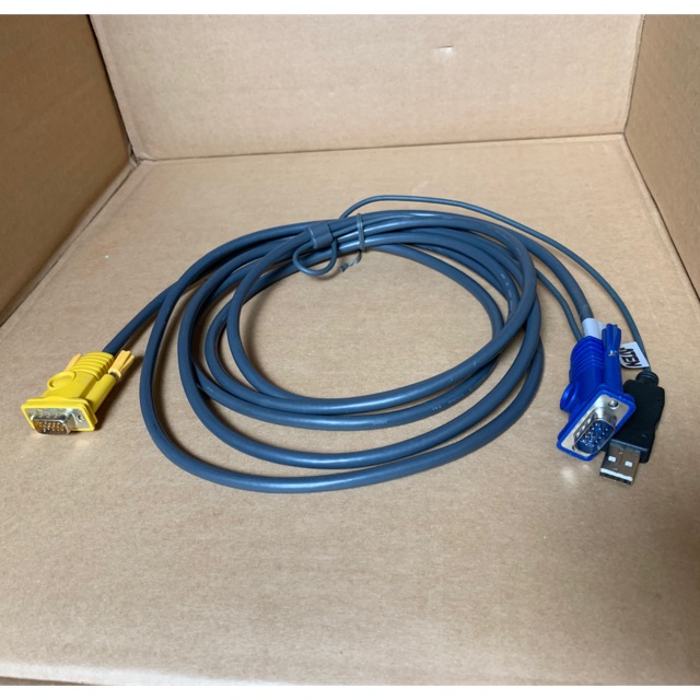 Aten 2L-5203UP Cáp KVM chuẩn USB to SPHD-15 Intelligent Cable- 3m