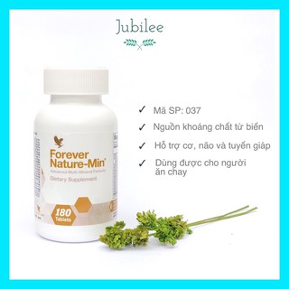 Viên uống bổ sung khoáng chất Forever Nature-Min, Forever Living Products FLP 180 viên/lọ Jubilee
