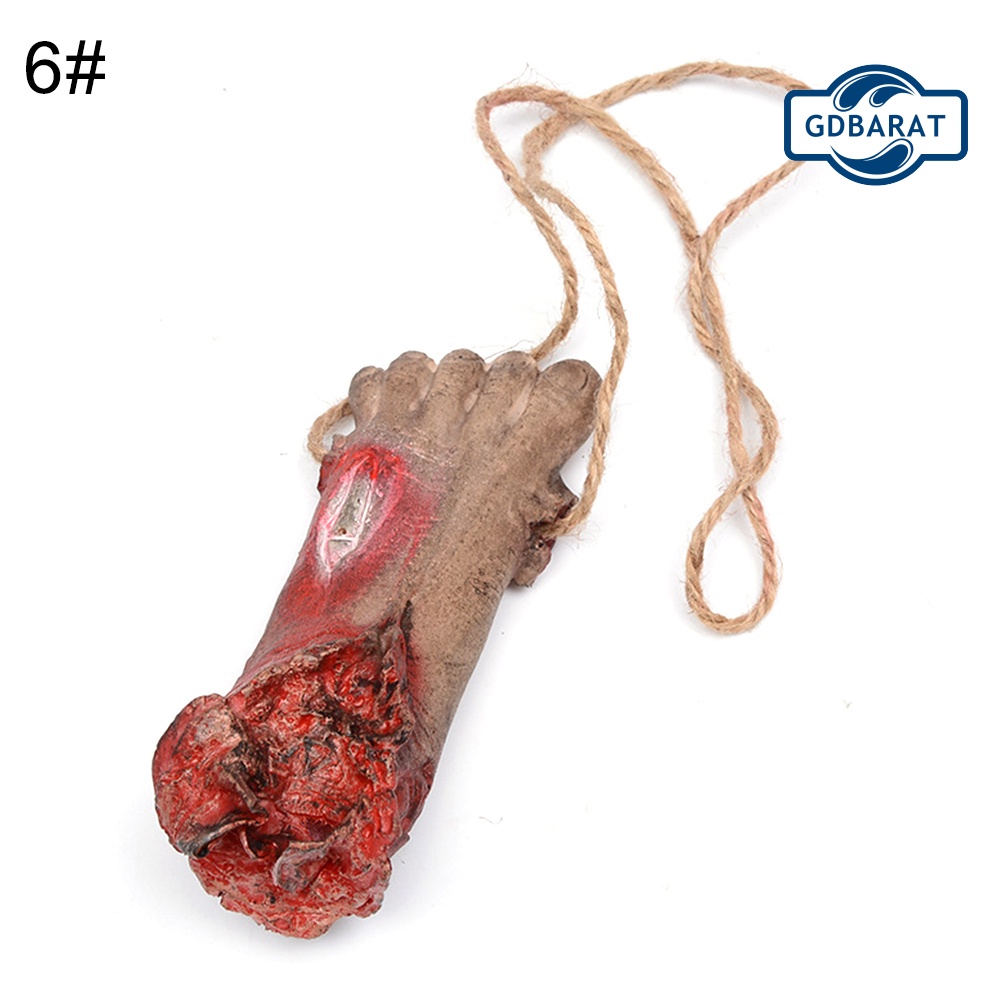 Vòng cổ Treo Hình Bàn Tay Máu Trang Trí Halloween