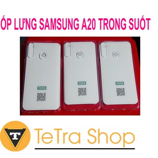 Ốp lưng samsung a20 trong suốt
