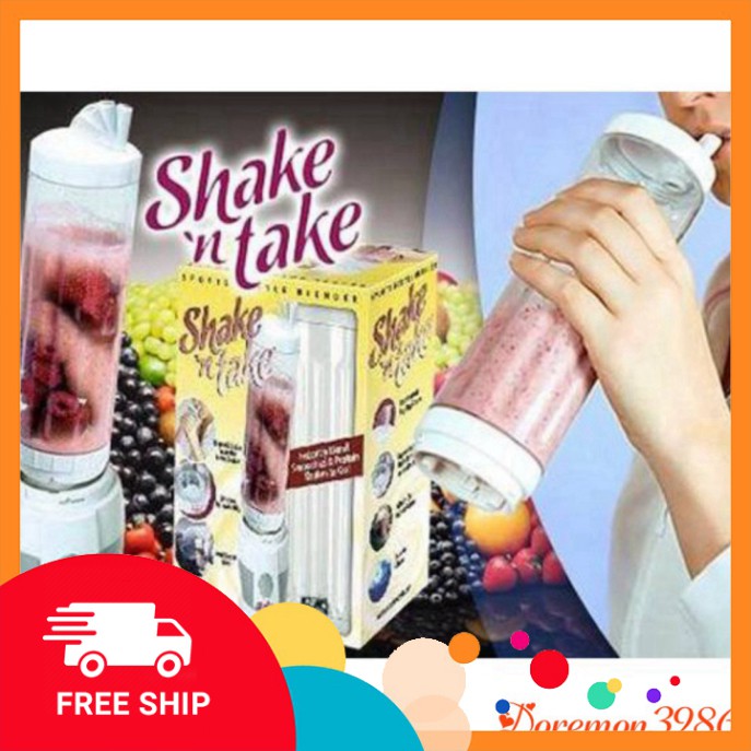 [FREE SHIP] Máy xay sinh tố Shake n take 2 cối