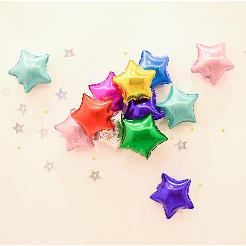 Bóng bay ngôi sao 5inchs trang trí sinh nhật, đám cưới