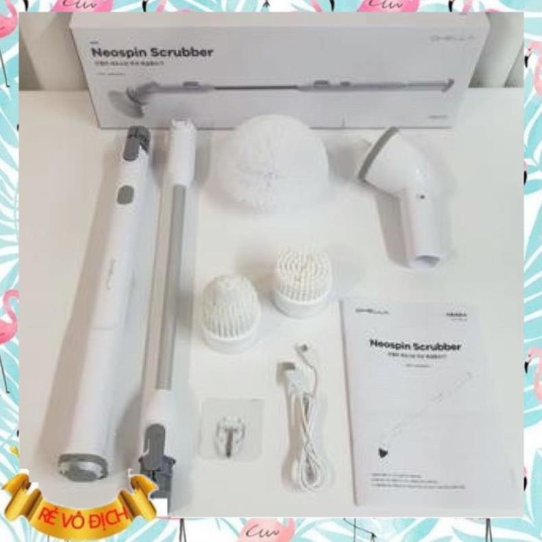 -  Máy cọ nhà vệ sinh, nhà tắm tự động OHELLA NEOSPIN - Nội địa Hàn