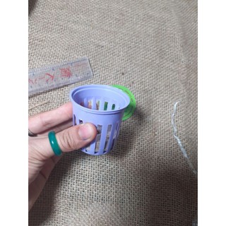 Rọ Trồng Rau Thủy Canh (1 cái) 55*53mm, Nhựa Bền Màu Tím