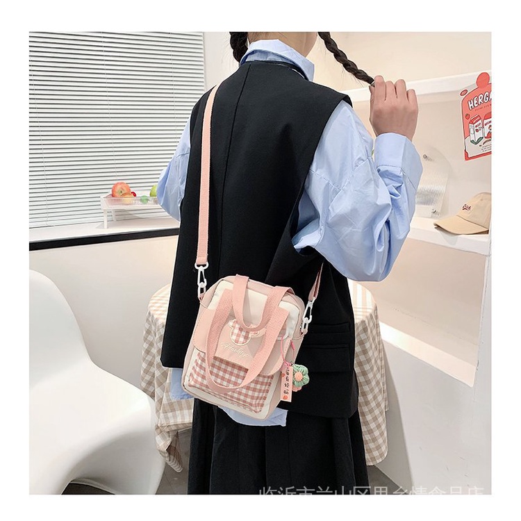 Túi Đeo Chéo Trong Suốt Họa Tiết Hoạt Hình Dễ Thương Phong Cách Nhật Bản