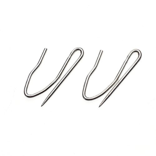 10pcs Curtain Drapery Pin Hooks - Silvery
