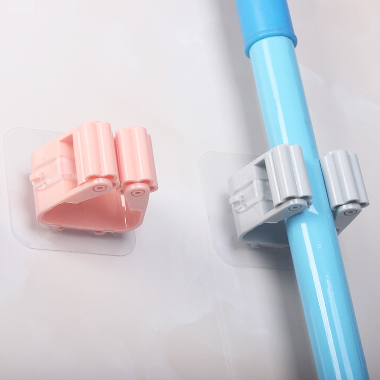 Móc treo cây lau nhà treo chổi dán tường đa năng Elliver