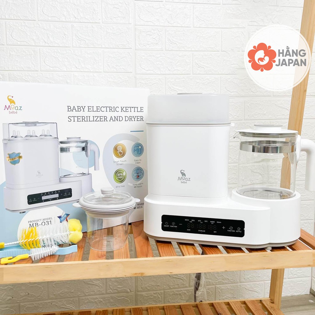Máy tiệt trùng sấy khô, đun nước, hâm thức ăn đa năng 4in1 MoazBeBe MB-031 - Bảo hành chính hãng