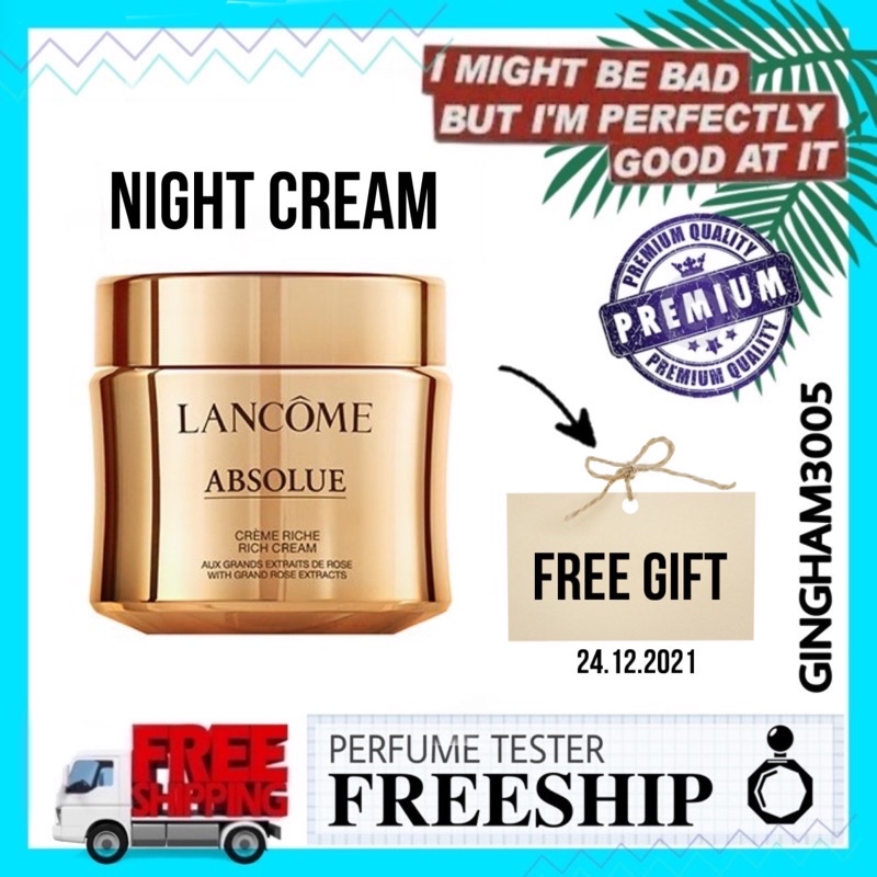 ✦GH✦ Kem dưỡng chuyên sâu Lancome Absolue Rich Cream - With Grand Rose Extracts