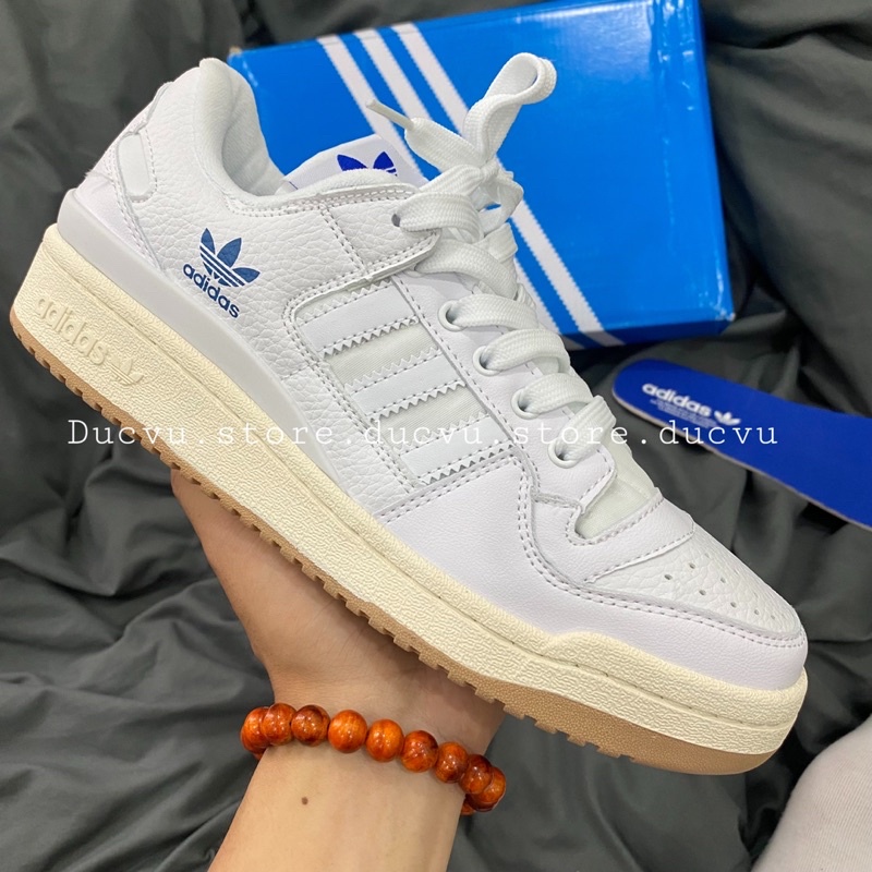 GIÀY ADI.DAS FORUM 84 LOW ADV WHITE BLUE DA THẬT LAI AU