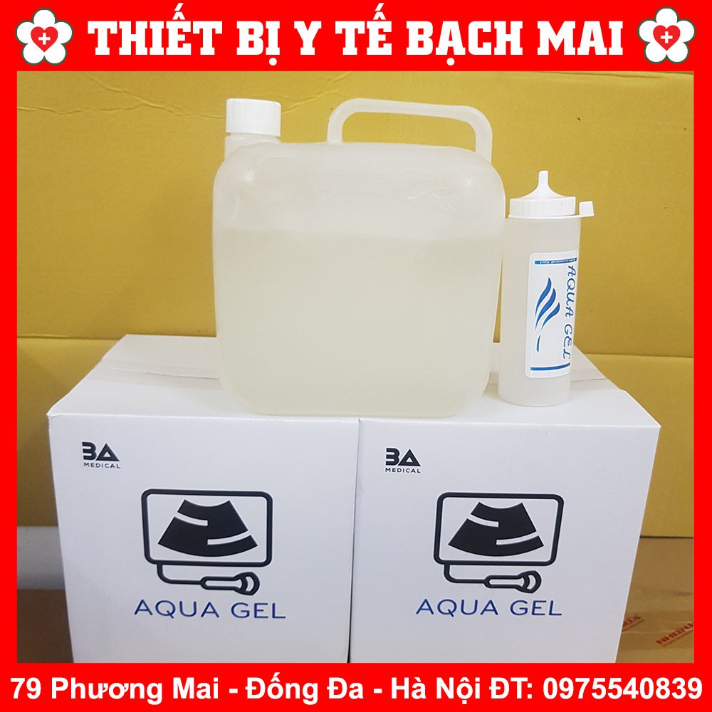 Gel Triệt Lông Aqua Gel Can 5L Màu Trắng