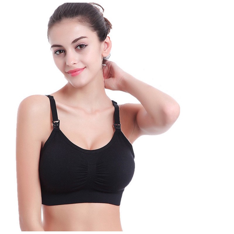 Áo Lót Bầu Bú Sau Sinh Áo Hút Sữa Rảnh Tay  AL57
