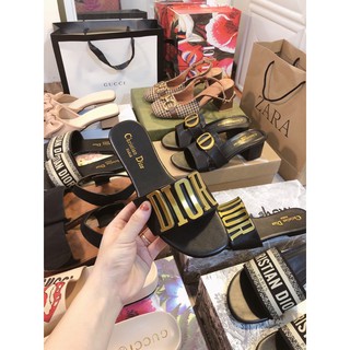 dép nữ dior mơi ( hàng sẵn)