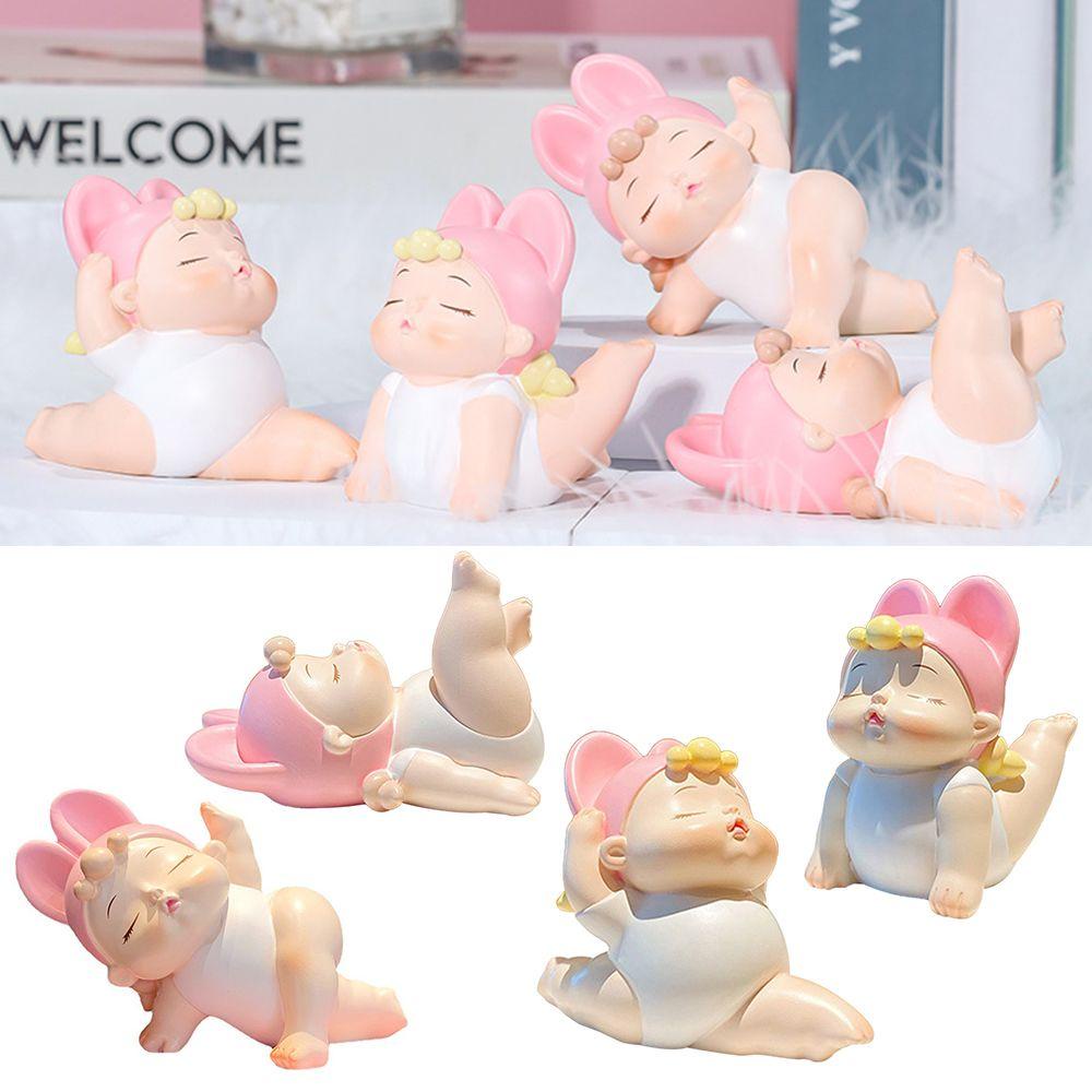 CONOPERY Tượng Heo Tập Yoga Để Bàn Trang Trí Nội Thất
