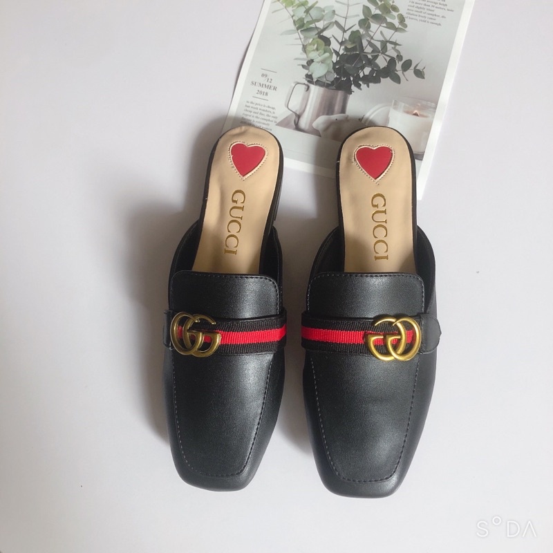 Giày sục nữ- Sục GC da mềm hàng đẹp- Thu Trang Shoes