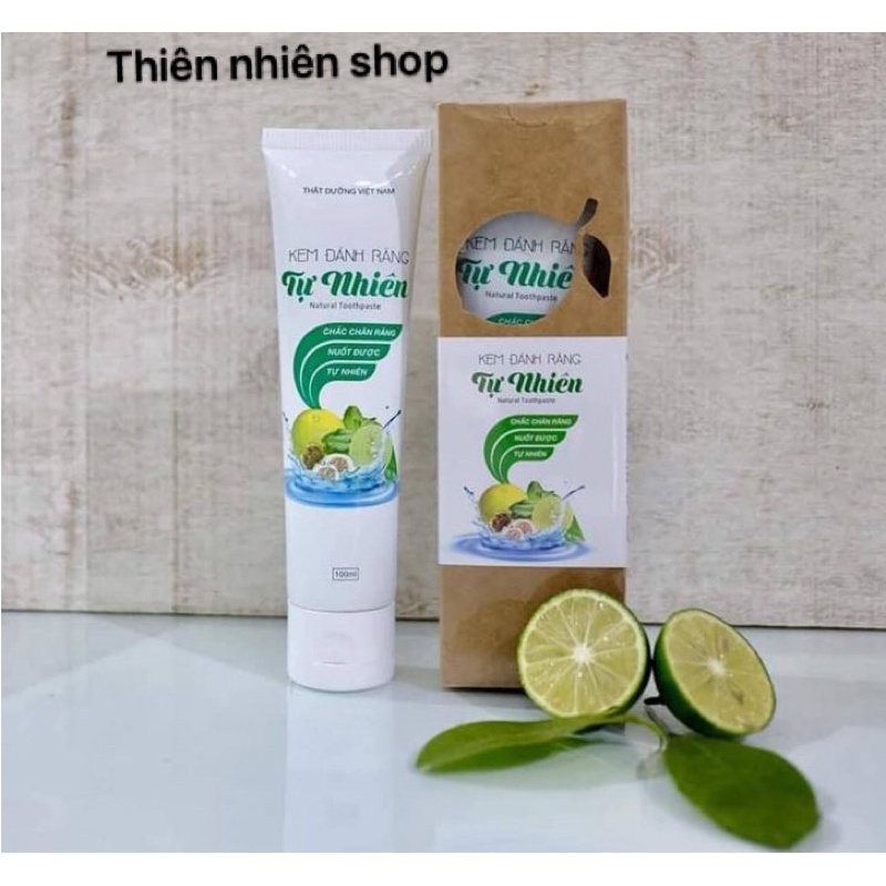 Kem đánh răng tự nhiên hữu cơ nuốt được, an toàn và bảo vệ răng miệng