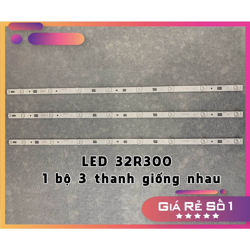 Thanh LED Tivi SONY 32R300 - Lắp zin tivi 32R300 - 1 bộ 3 thanh giống nhau ( (LED MỚI 100% nhà máy) | WebRaoVat - webraovat.net.vn