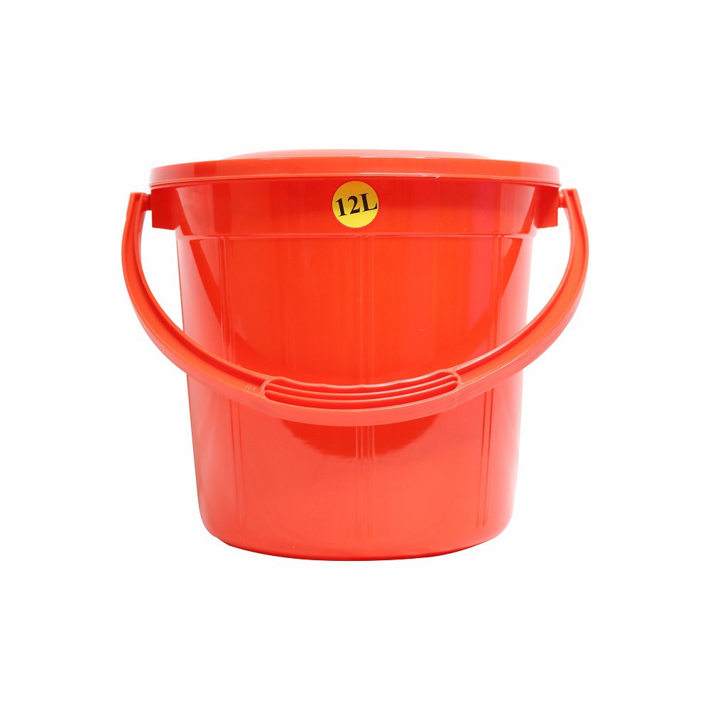 Xô nhựa có nắp 12L Chấn Thuận Thành đựng thực phẩm, chứa nước XO12L20Đ (Đỏ)