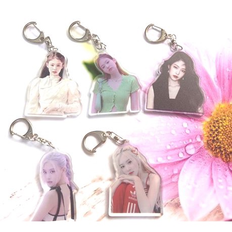 Móc khóa  LISA_BACKPINK  ROSE' JENNIE JISOO  và nhóm nhựa mika trong