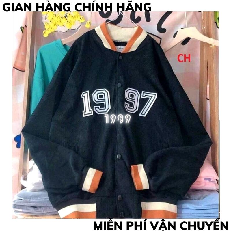 Áo khoác bomber nhung tăm 97,Áo khoác form rộng UNISEX kiểu Hàn quốc ulzzang , Áo khoác bomber nam nữ dù THỜI TRANG 1989