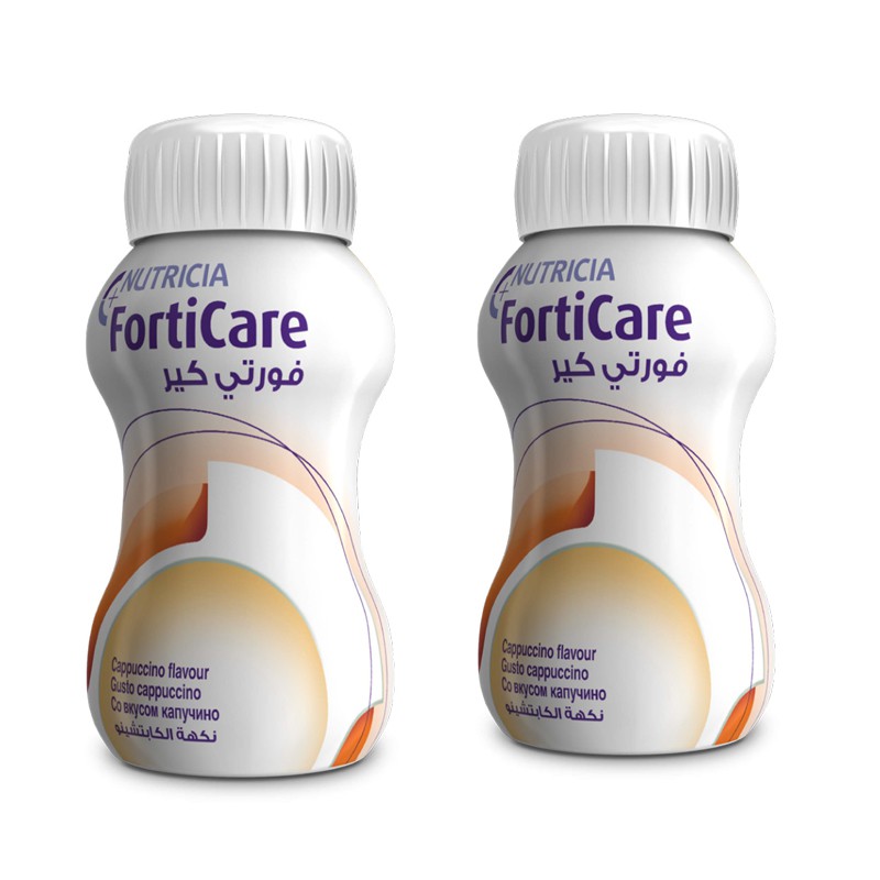 [Chính hãng] sữa Forticare Nutricia vị cam chanh và capuchino 1 lốc 4 chai 125ml
