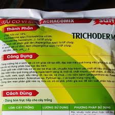 Tricoderma dạng bột dùng ủ phân cá, phân dê bò heo cút, bánh dầu đậu tương gói 1kg
