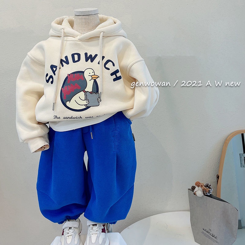 Áo Hoodie Dáng Rộng Màu Đỏ Thời Trang Năm Mới Cho Bé