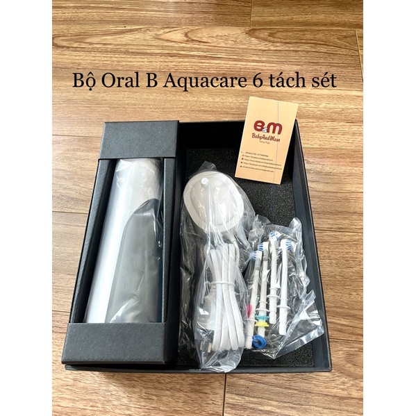 Máy tăm nước ORAL B AQUACARE 4, AQUACARE 6 tách set - hàng chính hãng [bill Pháp]