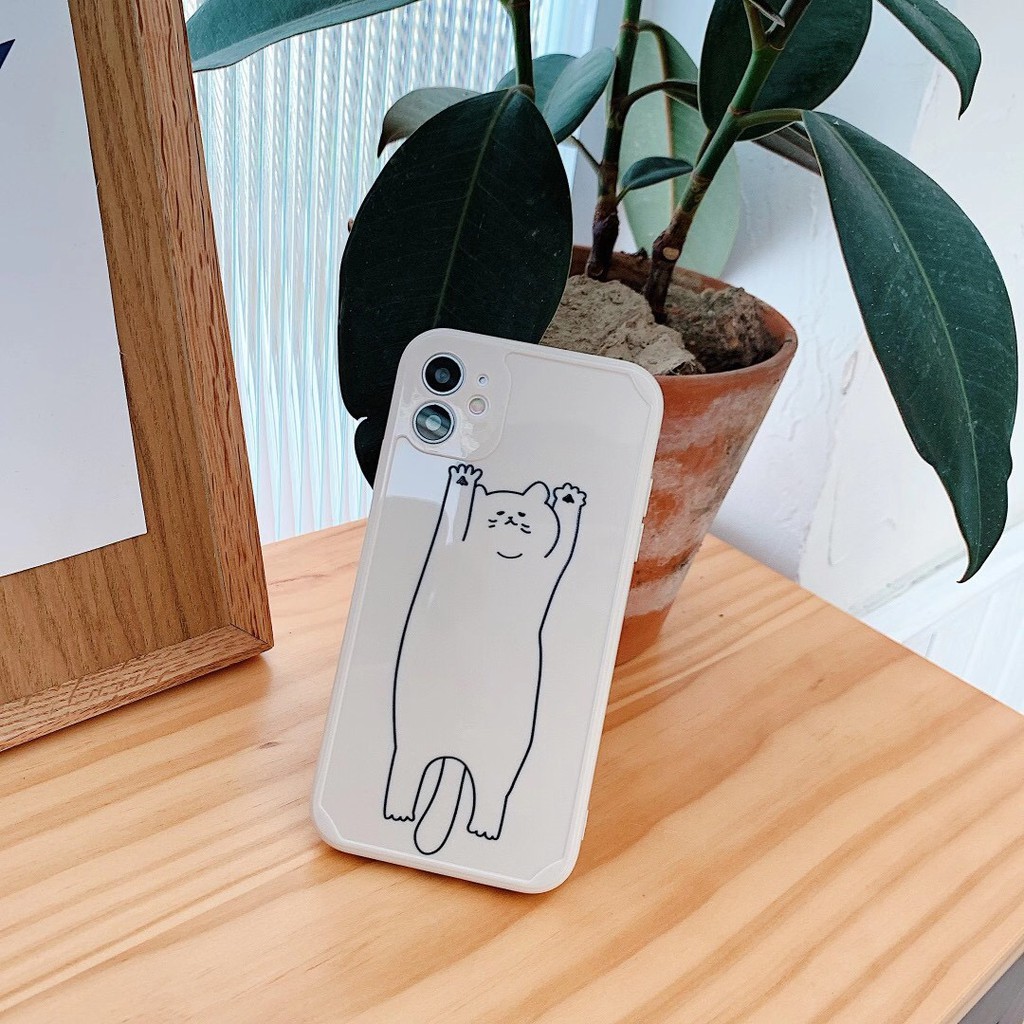 Ốp điện thoại TPU họa tiết mèo dễ thương cho iPhone 7 Plus / 8 + / X / Xr / Xs Max / 11 Pro Max / 12 Pro Max / 12 Mini | BigBuy360 - bigbuy360.vn
