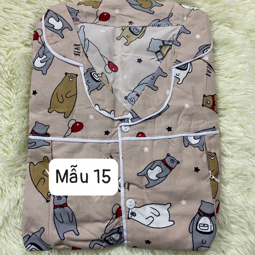 Bộ đồ bầu và sau sinh PIJAMA  thiết kế họa tiết siêu xinh  2 chức năng BPJM930 (Bộ có khóa hoặc túi như hình)
