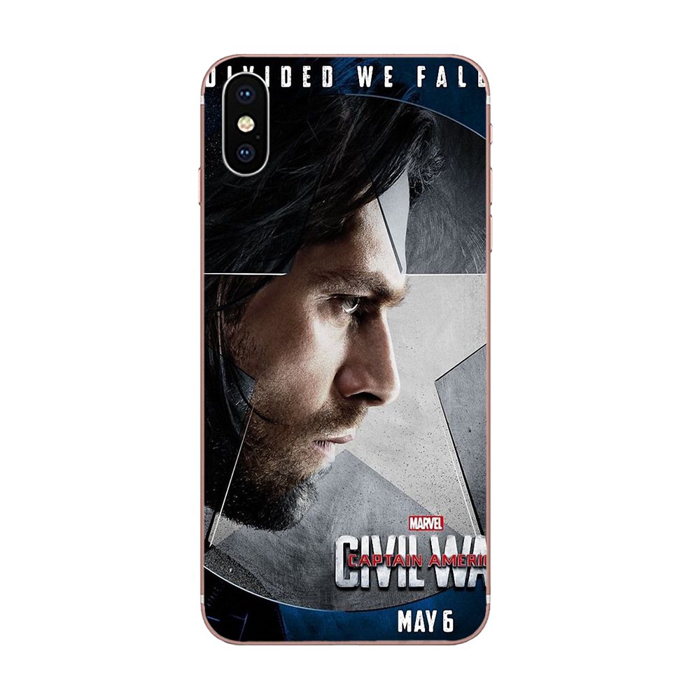 Ốp Điện Thoại Họa Tiết Usa Man Chris Evans Sang Trọng Cho Iphone 11 Pro X Xs Max Xr 6 6s 7 8 Plus