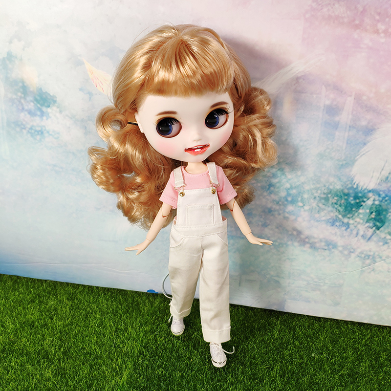 ICY baby doll overalls T-shirt short-sleeved trousers suit azone Lijia licca baby clothes