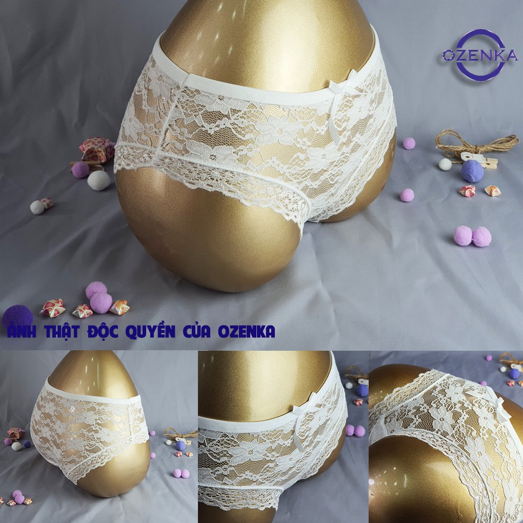 Quần lót ren, quần lót nữ xuyên thấu sexy siêu mát mặc hè RITA 069 | BigBuy360 - bigbuy360.vn