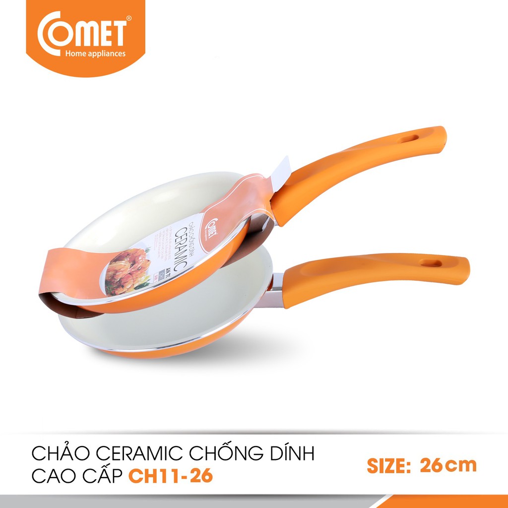 Combo Nồi cơm điện nắp rời 1.8L và chảo chống dính COMET - CM8021 & CH11-26