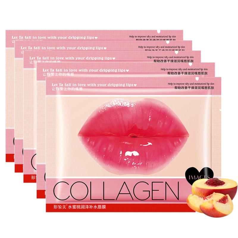 Mặt nạ môi collagen dưỡng ẩm da chống lão hóa và nếp nhăn