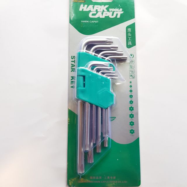 Bộ 9 cây mở ốc sao 6 cánh