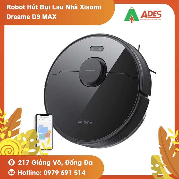 Robot Hút Bụi Lau Nhà Xiaomi Dreame D9 MAX 4000Pa -  Công nghệ điều hướng laser - Bảo hành chính hãng - HOT NEW 2022