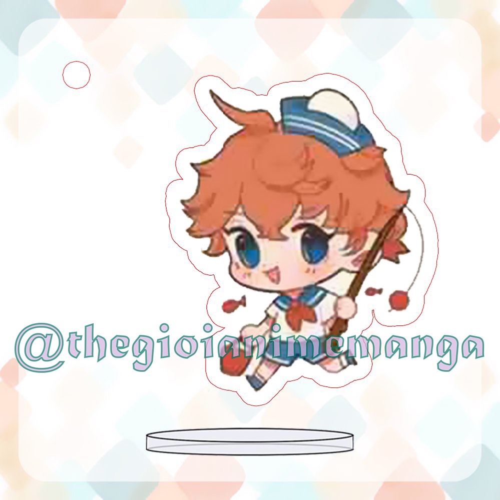 ( MINI 3cm ) Mô hình Standee GENSHIN IMPACT anime chibi mica trưng bày nhiều mẫu