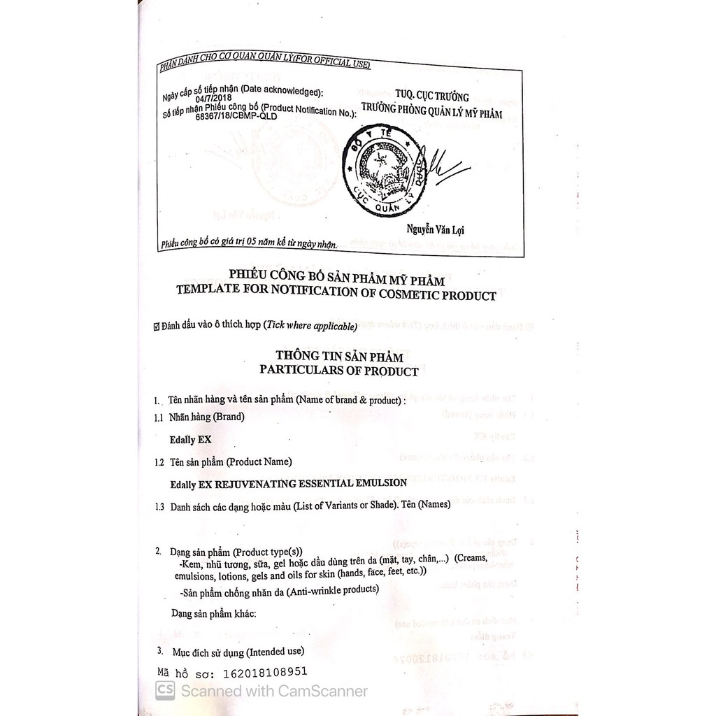 Sữa dưỡng tái sinh, phục hồi Edally